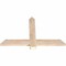 Ekena Millwork Eugene Smooth Timber Gable Bracket, Douglas Fir, 36"W x 23"H x 1 1/2"D x 3 1/2"F, 15/12 Pitch GBW036X23X0204EUG00SDF - alternate 3